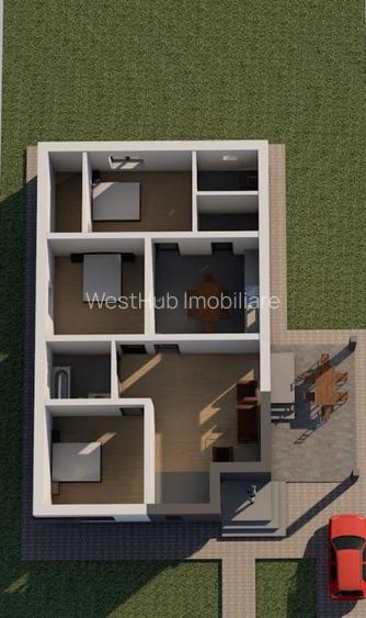 Casa individuala, 4 camere, 105 utili, 580 teren, Sanmihaiu Roman - 6