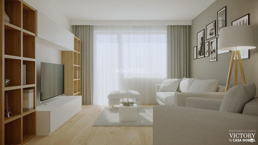 Apartament 3 camere decomandat Tip 2V - 7