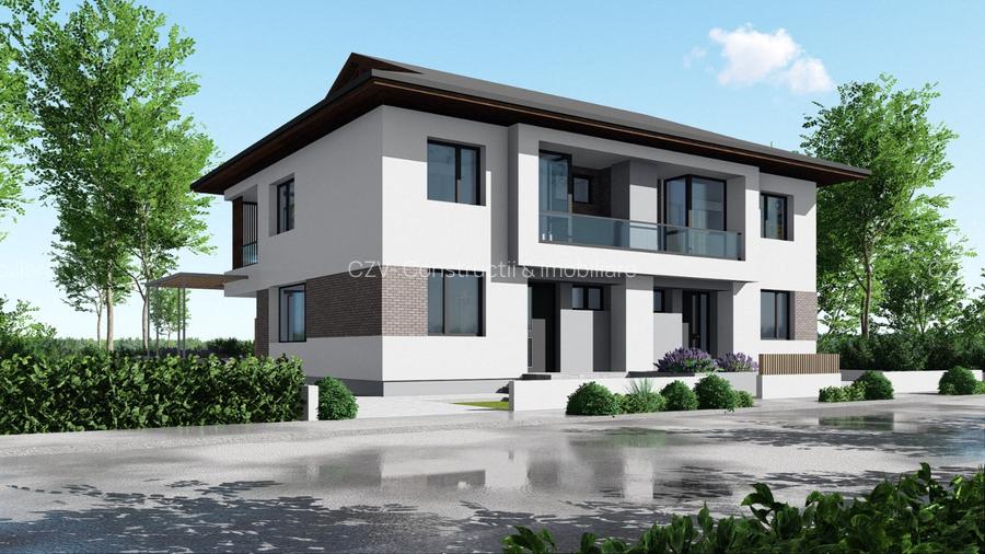 Proiect imobiliar : Duplex modern cu dormitor la parter si mansarda locuibila - 6