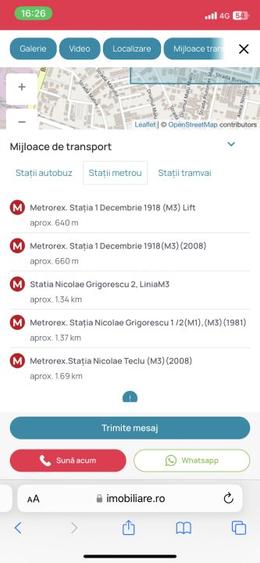 Garsoniera 1 Decembrie 1918 Metrou 600 m - 30