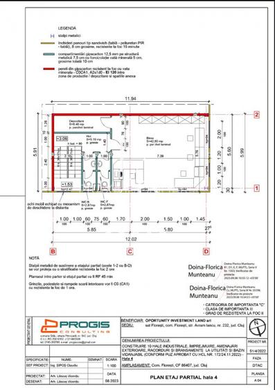 Hala de inchiriat, 450 mp, zona Parc Logistic Gilau-Floresti, Acces autostrada! - 3
