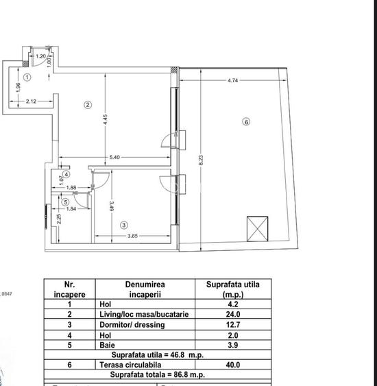 Ultracentral JW Marriot | Apartament 2 camere | Terasa 40 mp - 1