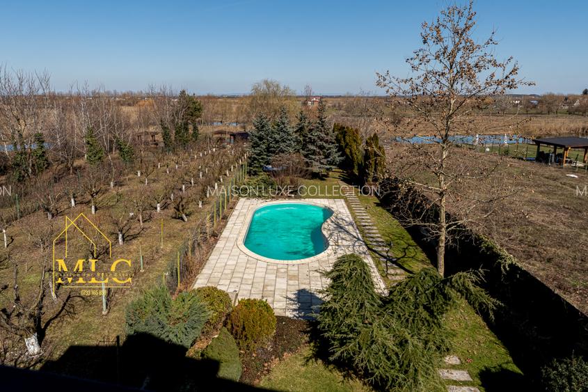 Vilă spectaculoasă cu deschidere la lac Snagov | Piscină | Teren tenis | Gruiu - 7