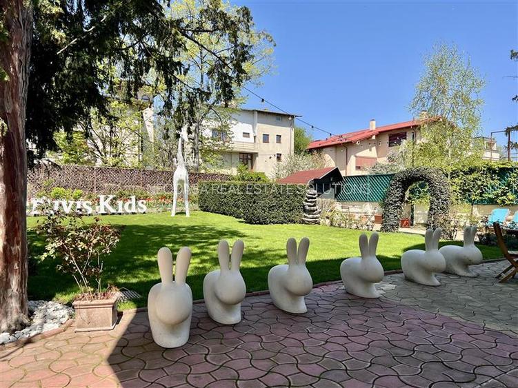 Vila reprezentativa la 2 minute de Arcul de Triumf | Curte superba - 3