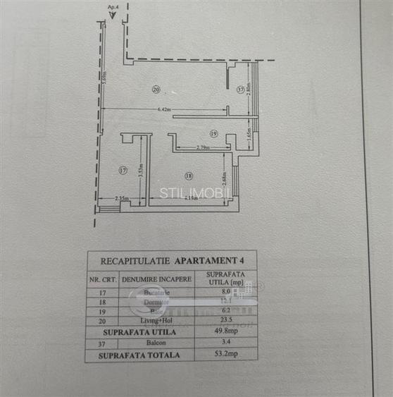 Apartament 2 camere, 54 mp, et.1, 2024, Pepinierii - 8