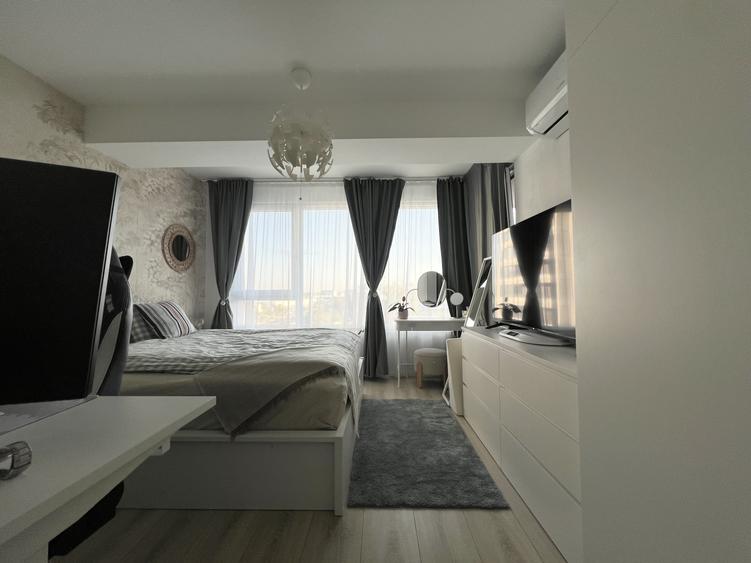Apartament de lux, 3 camere, 60 mp utili, etaj 5/8, mobilat - Aradului