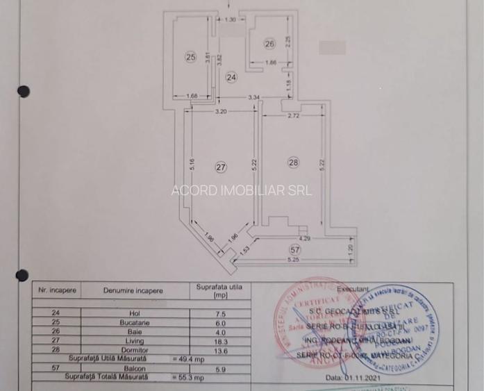 Mamaia zona Butoaie, bloc nou , mobilat utilat - 8