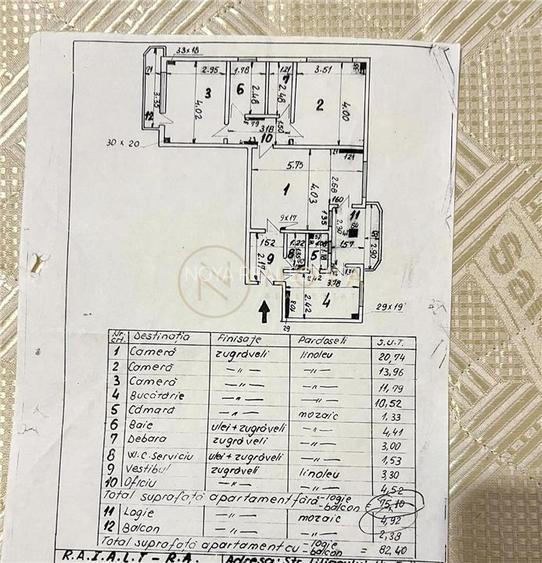 Vanzare apartament 3 camere 82mpu Aviatiei Burileanu - 24