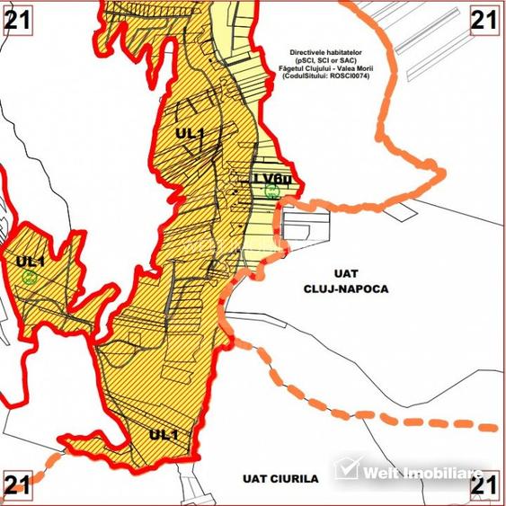 Teren autorizat pe Valea Garboului, Floresti limita Cluj, Intravilan-UL1, 707mp - 5