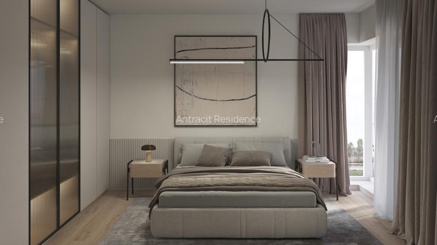 Antracit Coandă - Bucătărie închisă - Bloc boutique 4 etaje - 91 mp utili - 7