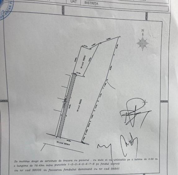 Teren intravilan de vânzare – Str. Ghinzii, Bistrița