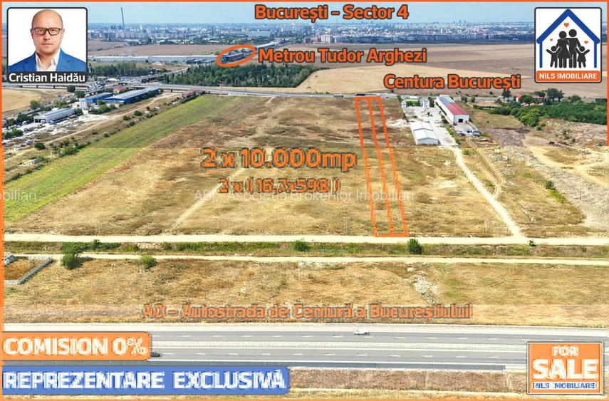 Teren 20k mp intravilan situat intre centura si A0 - Berceni IF - 2