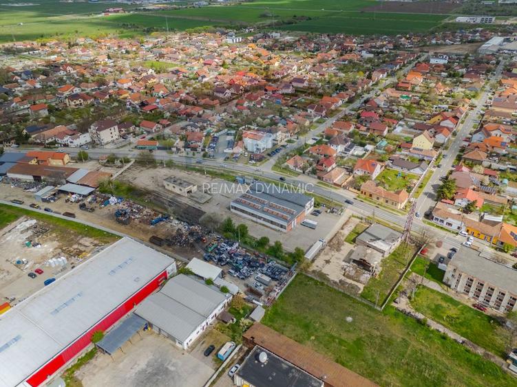 Teren 7619mp cu hala industriala/comerciala, FS - 110 ml de vanzare - 10