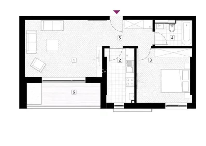 Apartament 2 camere, balcon, boxa, metrou Stefan cel Mare, bloc nou - 7