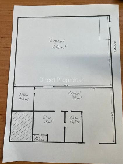 Inchiriere spatiu depozitare si birouri direct de la proprietar, comision 0 - 2