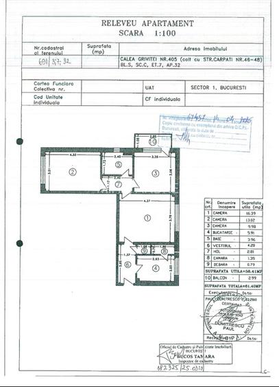 Apartament 3 camere Metrou 1 Mai/Grivitei - 2