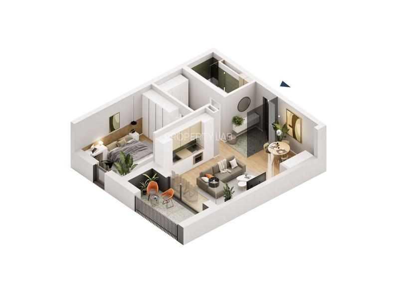 Apartament cu 2 camere în zona Confecții - 2