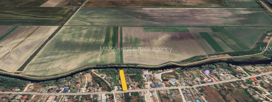 INVESTESTE IN DELTA  DUNARII  ! TEREN   2.000 MP CU ACCES LA CANAL SI SOSEA ! - 2
