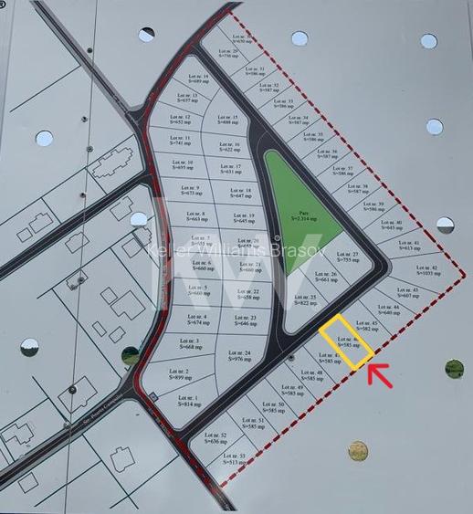 Teren intravilan 585mp Sânpetru, panoramă Lempes si padure, Comision 0% - 11