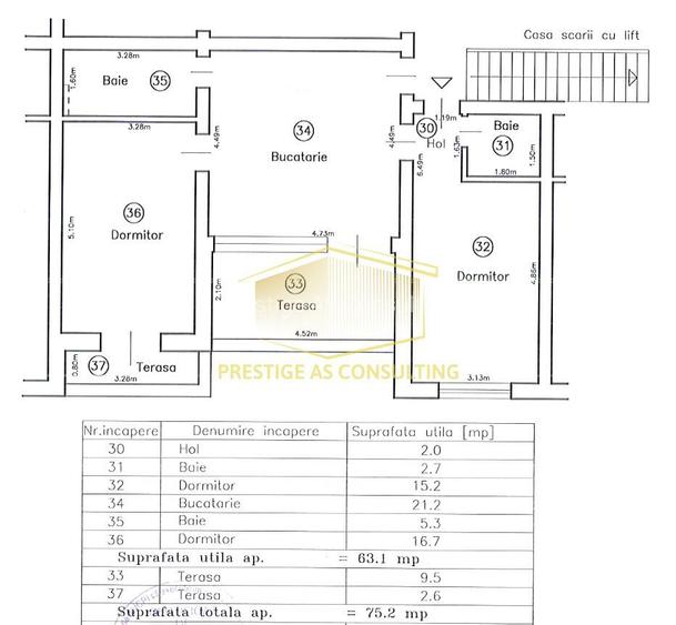 Apartament 3 Camere+Scara interioara | Lift | Dumbravita-Kaufland - 1