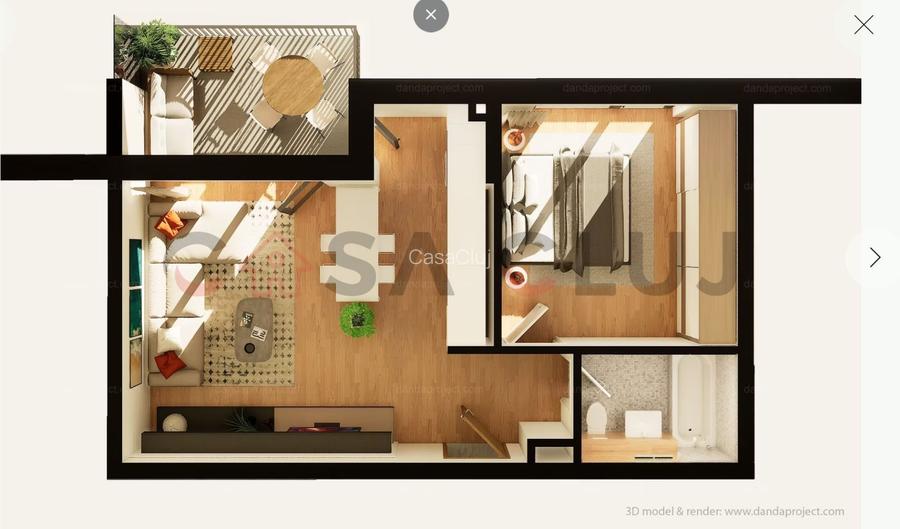 2 camere, complex nou premium, la 5 minute de Iulius Mall - 3