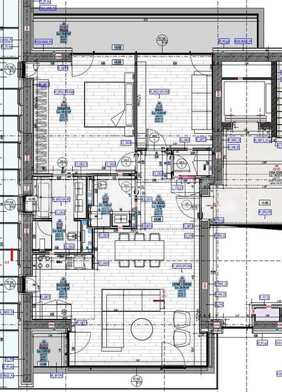 Apartament mobilat cu 3 camere | 15mp terasa | zona linistita - 1