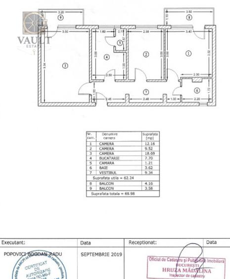Apartament 3 camere - Renovat - Centrala proprie - Colentina - 1