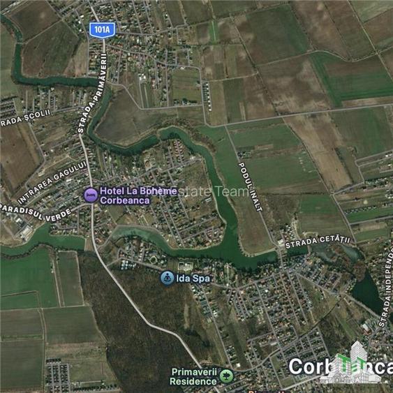 Teren Exclusivist de Vanzare cu Deschidere la Lac - 4926 mp | Corbeanca - 4