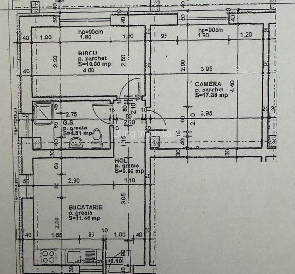 Apartament cu 3 camere, 56 mp, parcare, zona strazii Sobarilor - 7