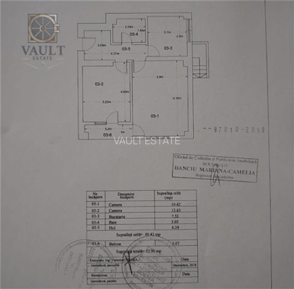 Apartament 2 camere -54mp- Ozana -1 Decembrie 1918  - 15