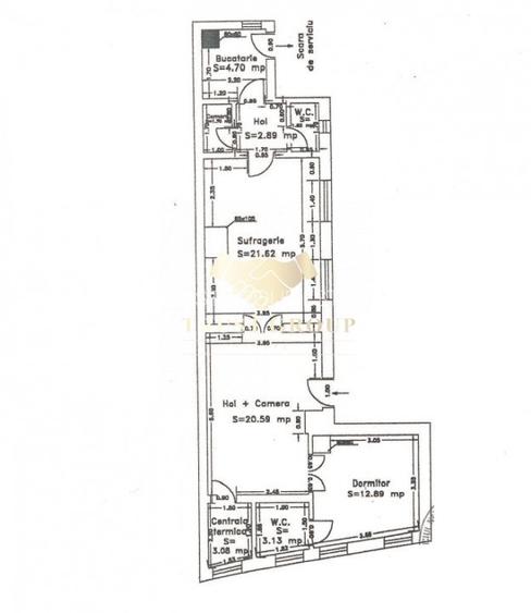 Imobil Eminescu - Radu de la Afumati - P+2 - 10 camere - 24