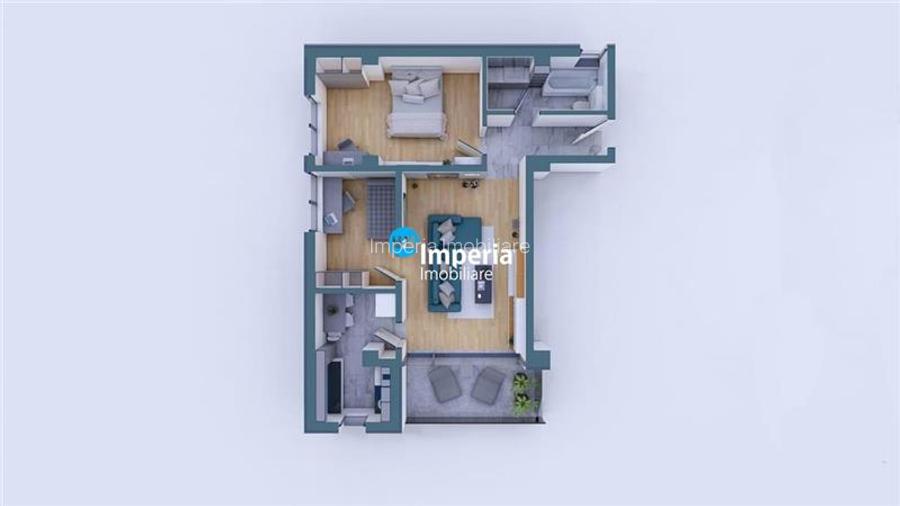 Apartament intabulat,3 camere,bloc nou Copou Gradina Botanica - 11