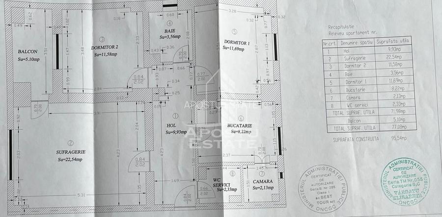 Apartament 3 camere de vanzare, zona Simion Barnutiu, Tiimisoara - 18