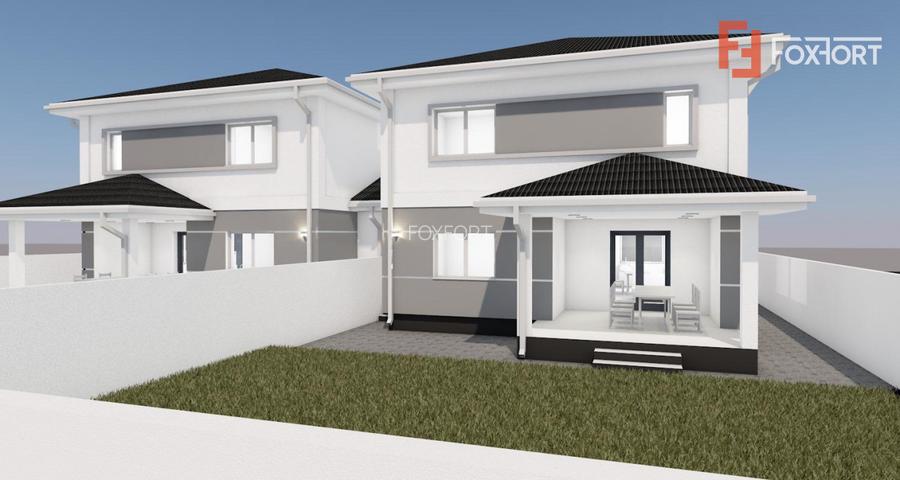 Duplex cu 5 camere, despartit prin camera tehnica - 365 mp teren - 5