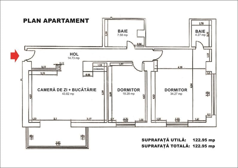 Vanzare apartament 3 camere, decomandat, Baneasa - Horia Macelariu - 10