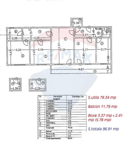 Apartament 4 camere de vânzare | Zona P-ta Unirii Constitutiei - 19