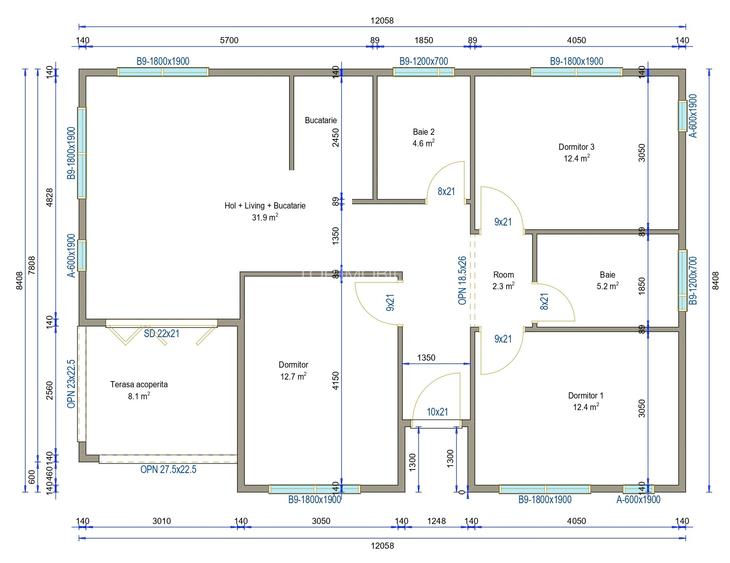 Casa Individuala 4 Camere 2 Bai si 500 Mp Teren in Crevedia-Buftea - 9