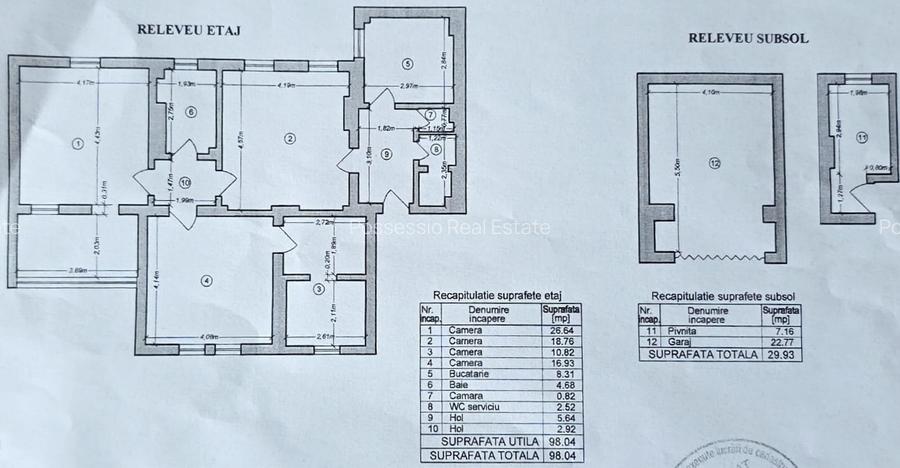Apartament interbelic spațios – 4 camere - 98 mp - Tudor Vladimirescu – COMISION - 21