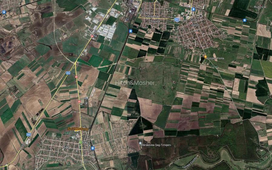 De vanzare teren, comercial, industrial, logistica, nu necesita PUZ, Sag - Timis - 2