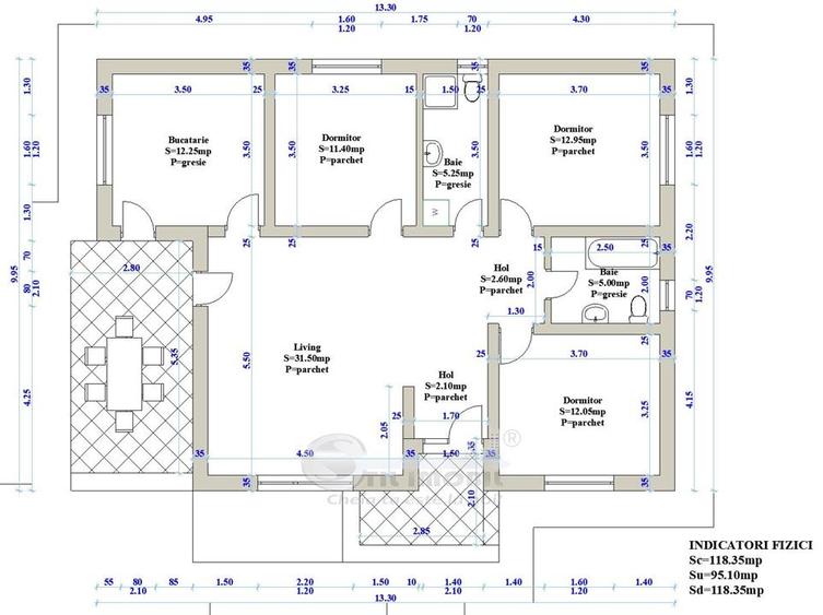 Teren cu autorizatie pentru casa plan parter de vanzare in Valea Adanca Iasi - 2