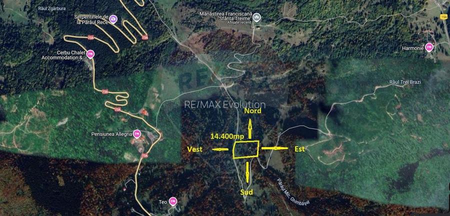 Teren extravlan 14,400mp Paraul Rece / Strada 3 brazi - 8