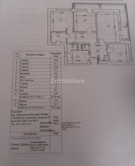 Apartament 4 camere  Etaj 2 Pantelimon – Spitalul Pantelimon - 1