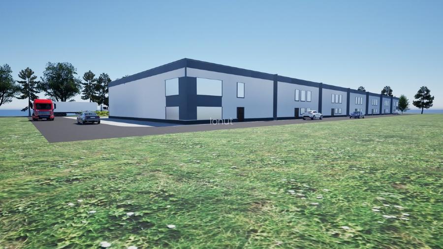 Anunt depozit / hala de vanzare – structura metalica, 540mp birou inc. - 2