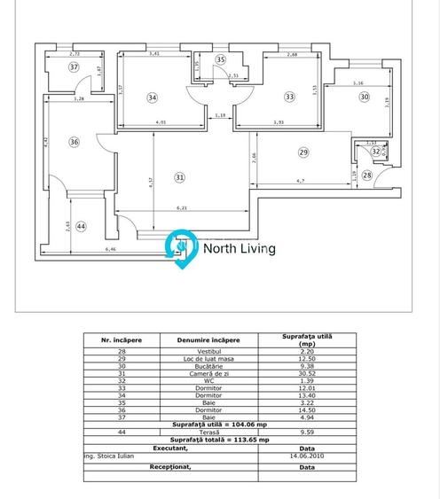 Apartament 4 camere de vânzare cu parcare în Green Vista/Iancu Nicolae - 5