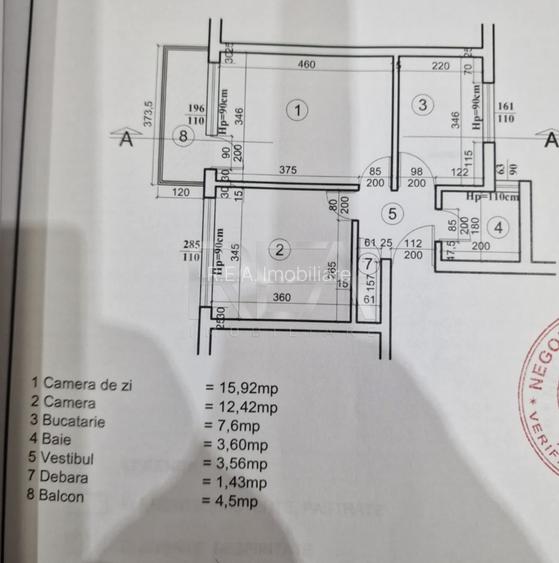 2 camere, P/4, 50mp, anvelopat, bloc tip P-Drumul Taberei - 9