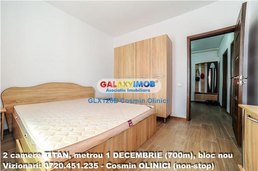 INCHIRIERE 2 camere TITAN, parcare,metrou 1 DECEMBRIE (700m), bloc nou - 10