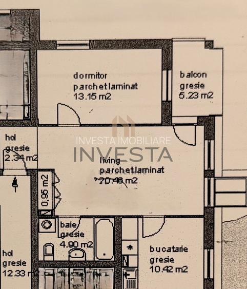 Apartament de inchiriat cu parcare subterana - Andrei Muresanu - 1