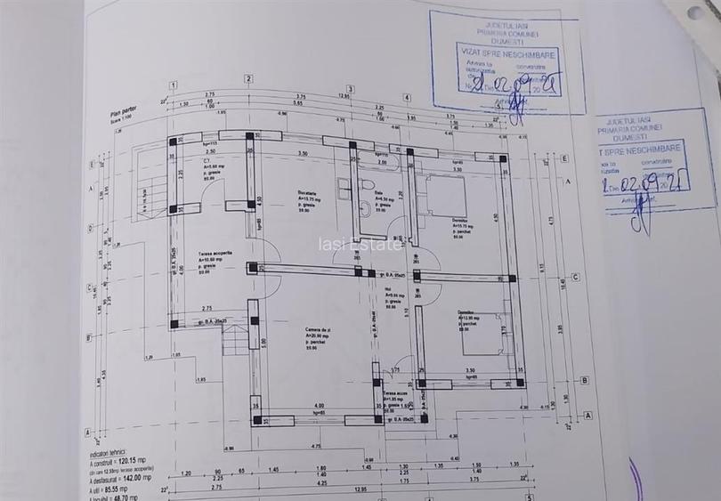 Ocazie! Dumesti Letcani CASA PARTER 3cam. SC-120mp TEREN 500mp cu utilitati - 14