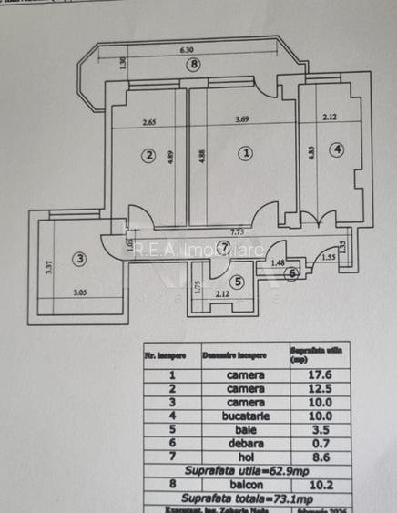 3 camere, et 7/10, 73mp, bloc 1979-Lujerului - 10