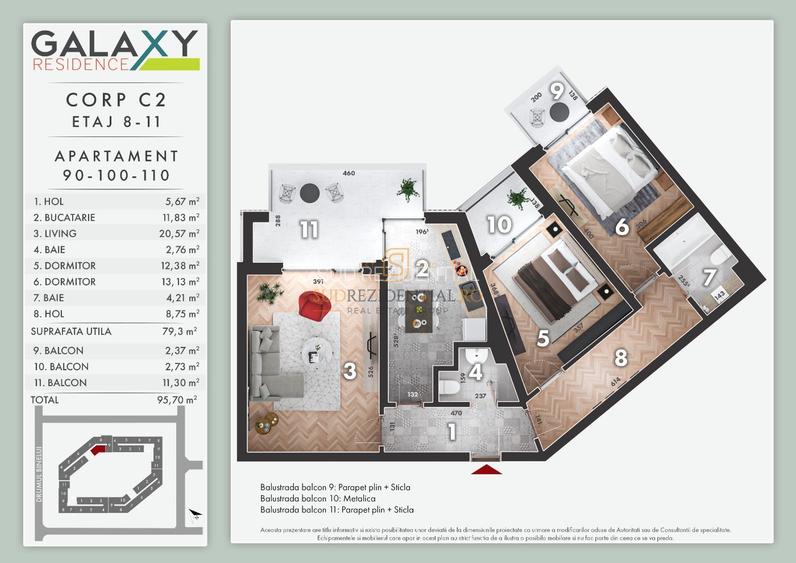 Galaxy Park Metalurgiei, 3 camere, parc Tudor Arghezi, Comision 0 - 8
